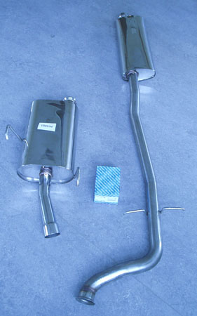 Bild rostfritt avgassystem Peugeot 406 2.2